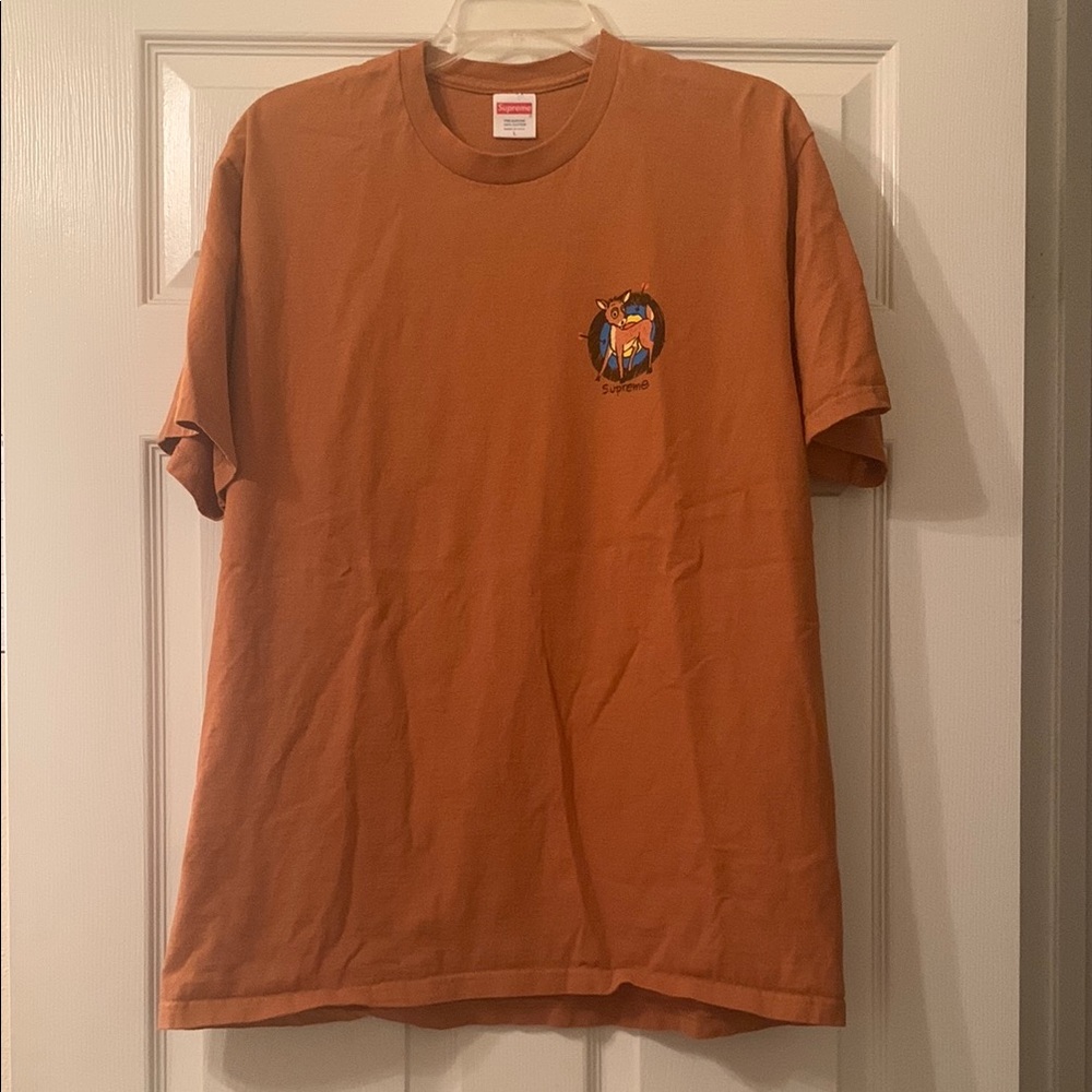 Supreme Orange Short Sleeve Tee